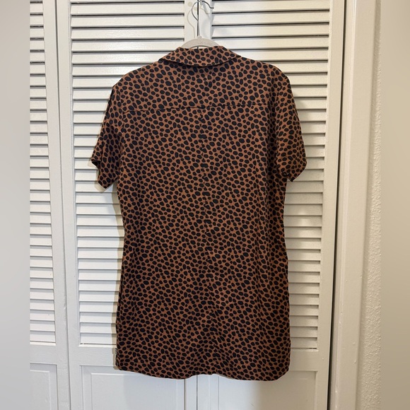 VANS Leopard Print Shirt Dress - Picture 5 of 11